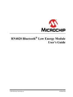 RN4020 Bluetooth Low Energy Module User’s Guide