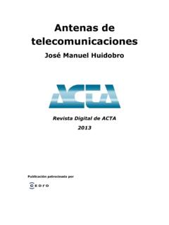 Antenas de telecomunicaciones - ACTA