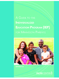 A Guide to the Individualized Education Program …