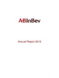 Annual Report 2016 - AB InBev