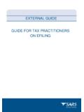 GEN-ELEC-10-G01 - Guide for Tax Practitioners on eFiling ...