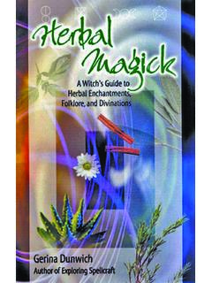 Herbal Magick - A Witch's Guide To Herbal Folklore And …