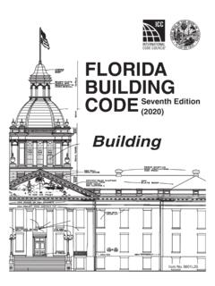 FLORIDA BUILDING CODE Seventh Edition (2020) - iccsafe.org