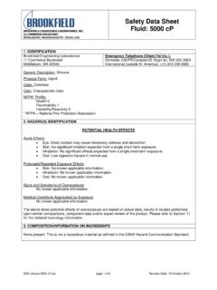 Safety Data Sheet Fluid: 5000 cP - Benelux Scientific