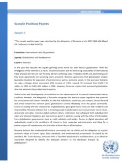 Sample Position Papers - BestIndian