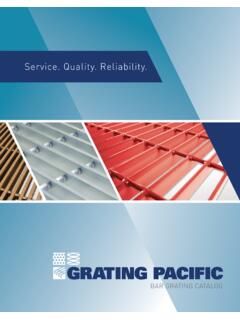 Service. Quality. Reliability. - Grating Pacific