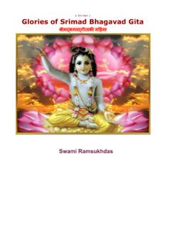 Glories of Srimad Bhagavad Gita - Swami Ramsukhdasji