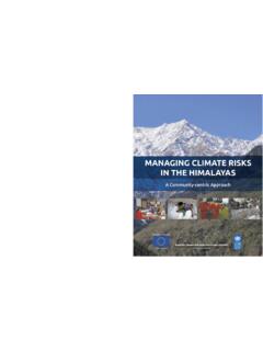 MANAGING CLIMATE RISKS IN THE HIMALAYAS - …