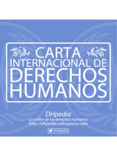 CARTA INTERNACIONAL DE DERECHOS HUMANOS | …