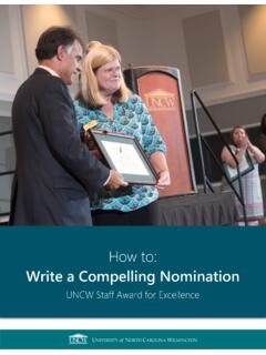 How to Write a Compelling Nomination