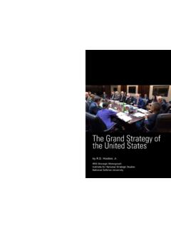 The Grand Strategy of the United States