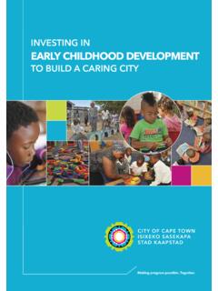 EARLY CHILDHOOD DEVELOPMENT - Cape Town