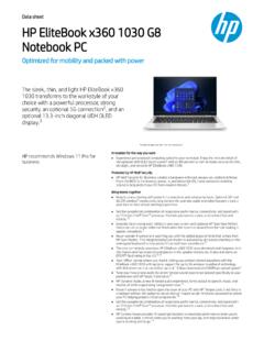 Notebook PC HP EliteBook x360 1030 G8