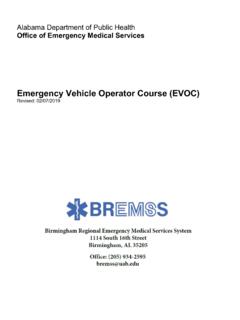 Emergency Vehicle Operator Course (EVOC)