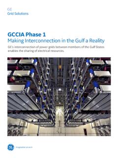 GCCIA Phase 1 - GE Grid Solutions