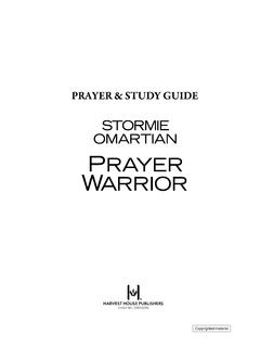 Prayer Warrior Prayer and Study Guide - Harvest House