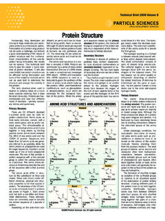 Protein Structure - particlesciences.com