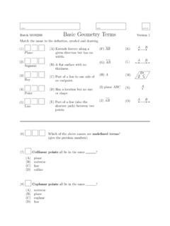 Basic Geometry Terms - elfsoft2000.com