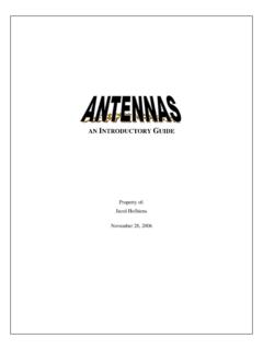 Antennas: An Introductory Guide - IDC-Online