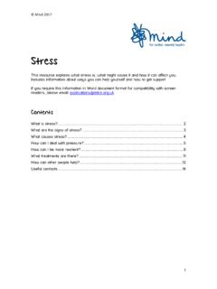 Stress - Mind