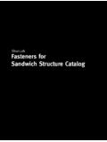 Shur-Lok Fasteners for Sandwich Structure Catalog