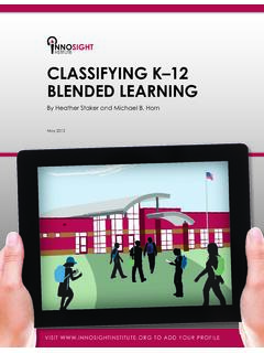 Classifying K–12 Blended learning