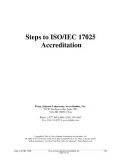 Steps to ISO/IEC 17025 Accreditation - pjlabs.mx