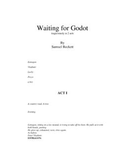 Waiting for Godot - Saylor Academy