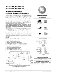 UC3842B - High Performance Current Mode Controllers