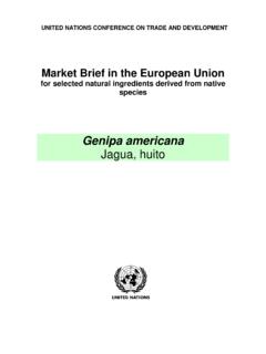 Market Brief in the European Union - UNCTAD