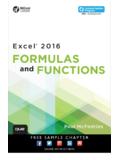 Excel&#174; 2016 Formulas and Functions - …