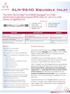 ALN-9640 Squiggle Inlay - Alien Technology Trusted ...