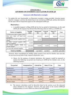ANNEXURE-1 ADVISORY ON INTEREST CALCULATOR IN …