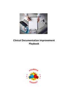 Clinical Documentation Improvement Playbook