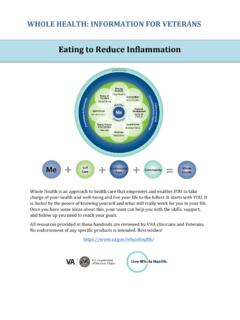 Eating to Reduce Inflammation - Veterans Affairs