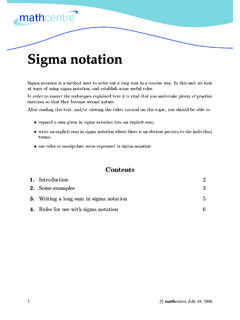 sigma - Mathematics resources