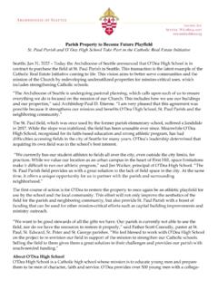Parish Property to Become Future Playfield St. Paul Parish ...