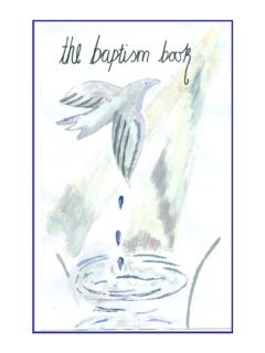 The Rite of Baptism for One Child - rcdow.org.uk