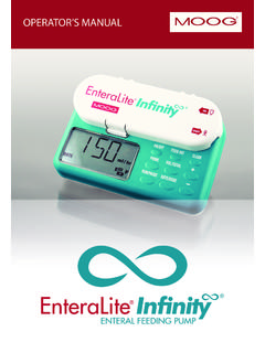 EnteraLite Infinity Enteral Feeding Pump Operators Manual ...