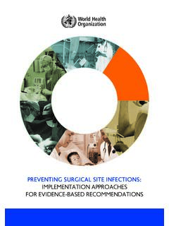 PREVENTING SURGICAL SITE INFECTIONS: …