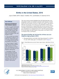 Births in the United States, 2018