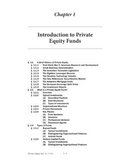 Introduction to Private Introduction to Private Equity ...
