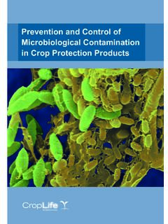 Prevention and Control of Microbiological Contamination in ...