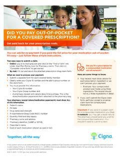 Pharmacy Claim Form - Cigna Official Site