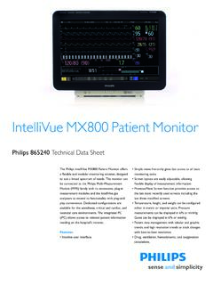 IntelliVue MX800 Patient Monitor - az767150.vo.msecnd.net