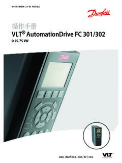 操作手册 VLT AutomationDrive FC 301/302 0.25-75 kW
