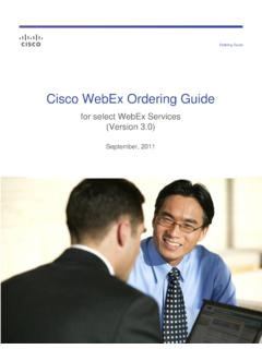 Cisco WebEx Ordering Guide - ARP