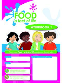 WORKBOOK 1 - Food