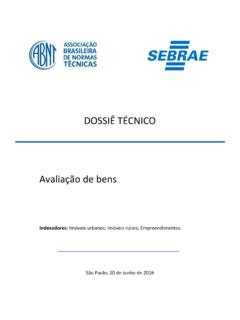 DOSSI&#202; T&#201;CNICO Avalia&#231;&#227;o de bens - abnt.org.br
