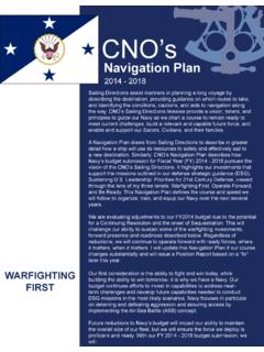 CNO’s - United States Navy